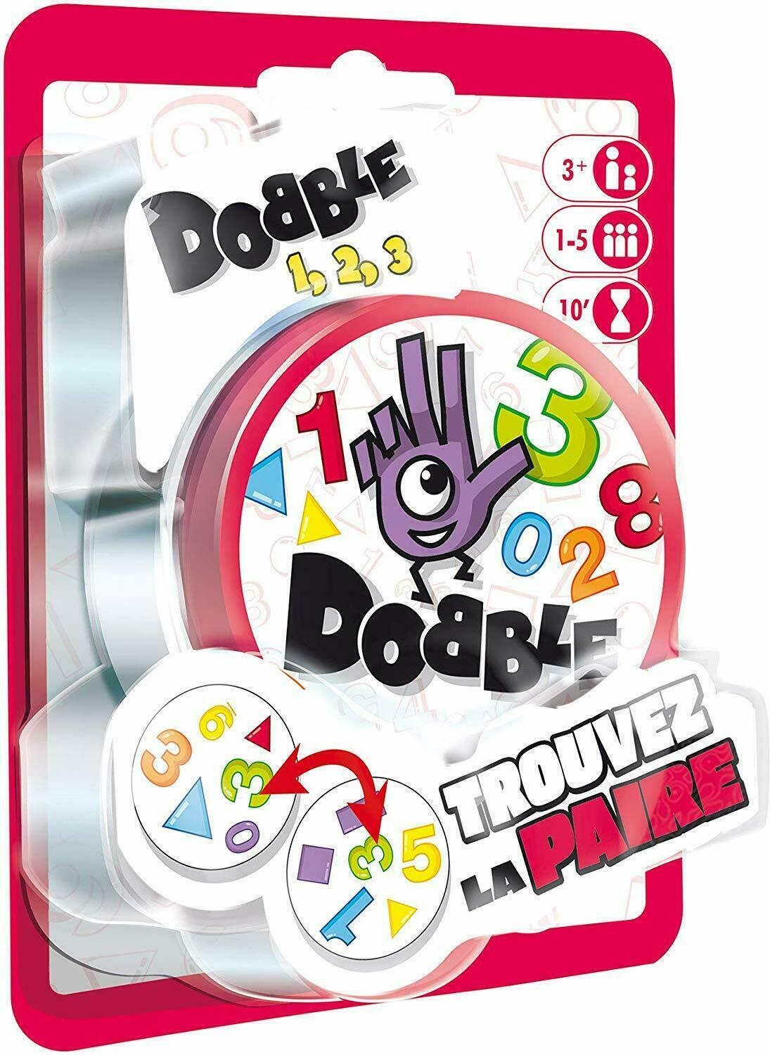 Dobble: 1, 2, 3 (Blister) Cover 3d