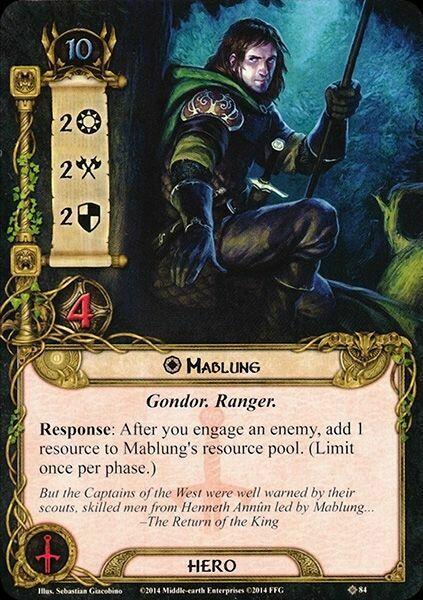 Le Seigneur des Anneaux: Le Jeu de Cartes - Les Nîn-in-Eilph Carte