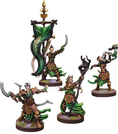 Runewars: Le Jeu de Figurines - Commandement d’Infanterie des Elfes Latari Figurines