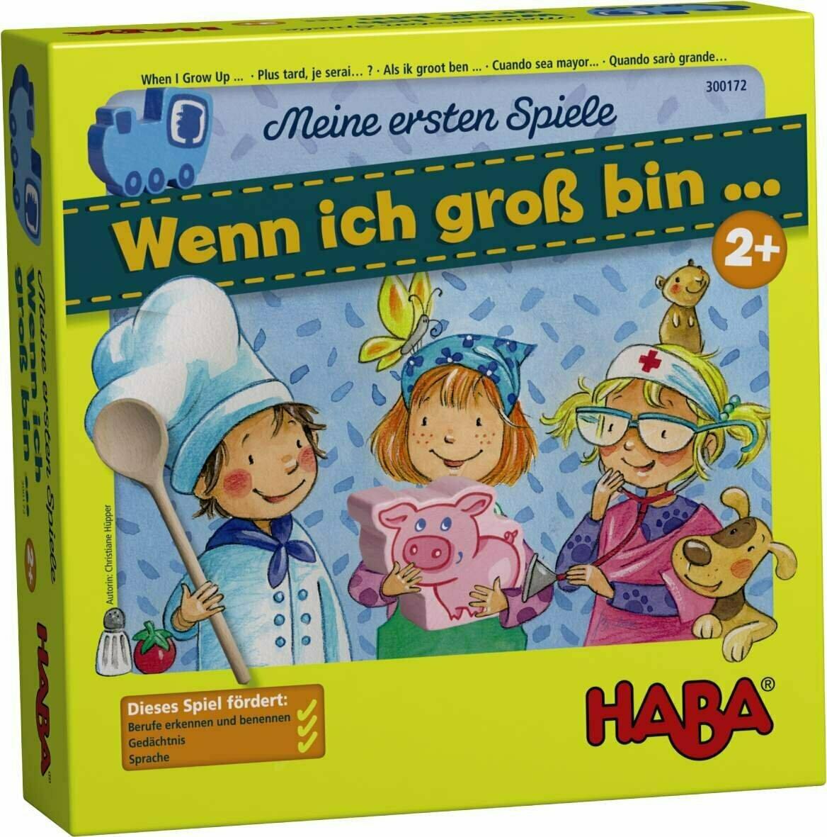Meine Ersten Spiele: Wenn ich groß bin ... Cover 3d