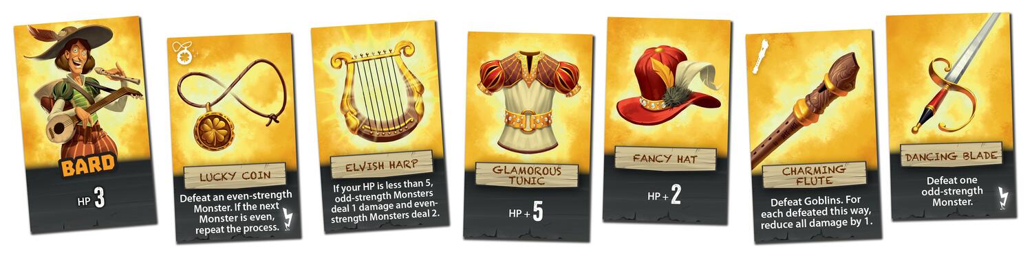 Welcome Back to the Dungeon Cartes Jaune