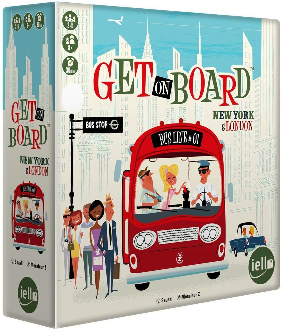 Get on Board: New York & London Cover 3d