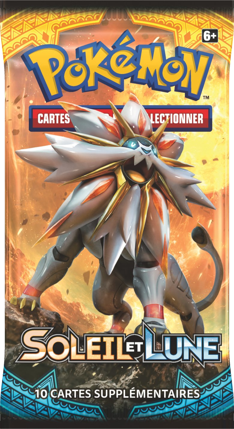 Pokémon Soleil et Lune: Booster Cover Transparent