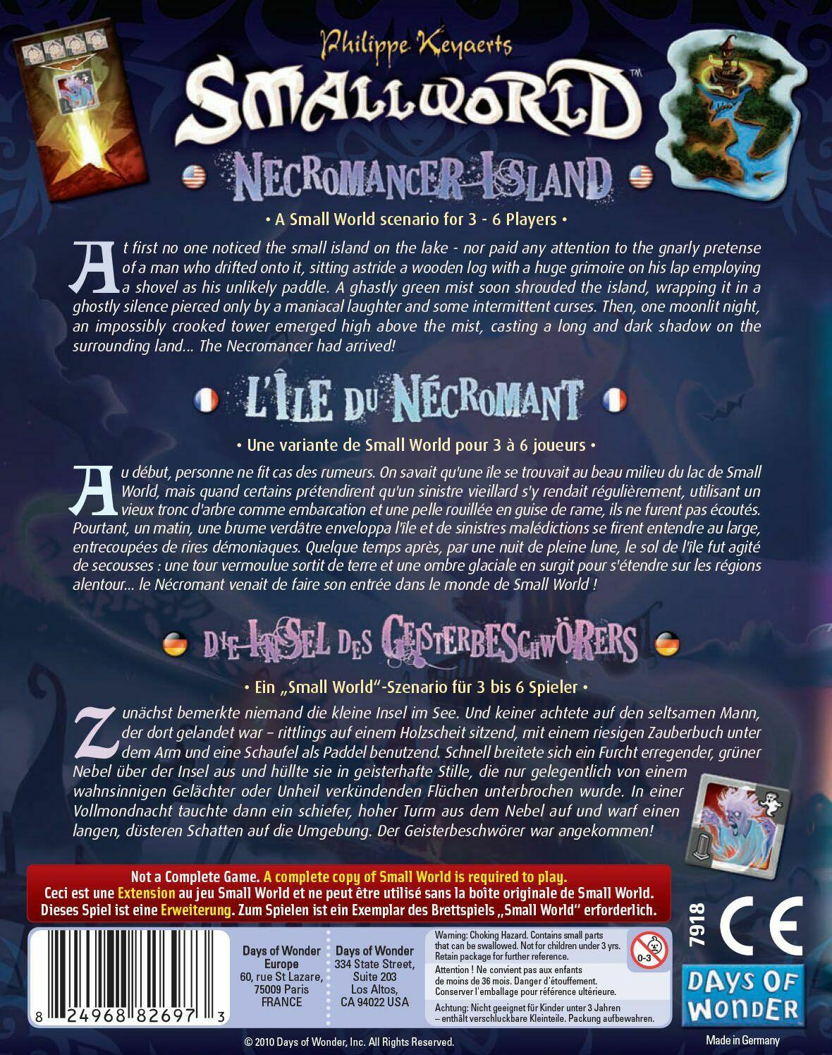Small World: L'Île du Nécromant Back