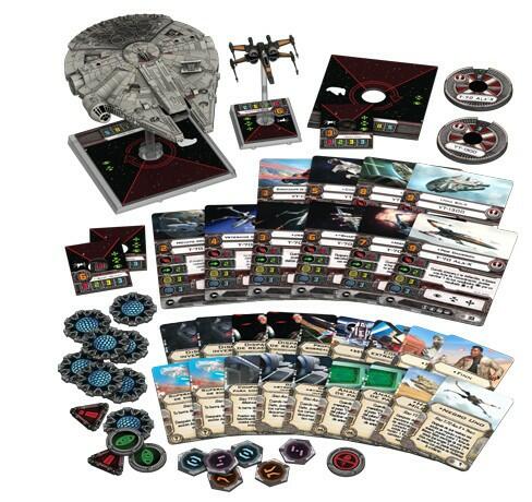 Star Wars: X-Wing - Le Jeu de Figurines - Héros de la Résistance Eclate