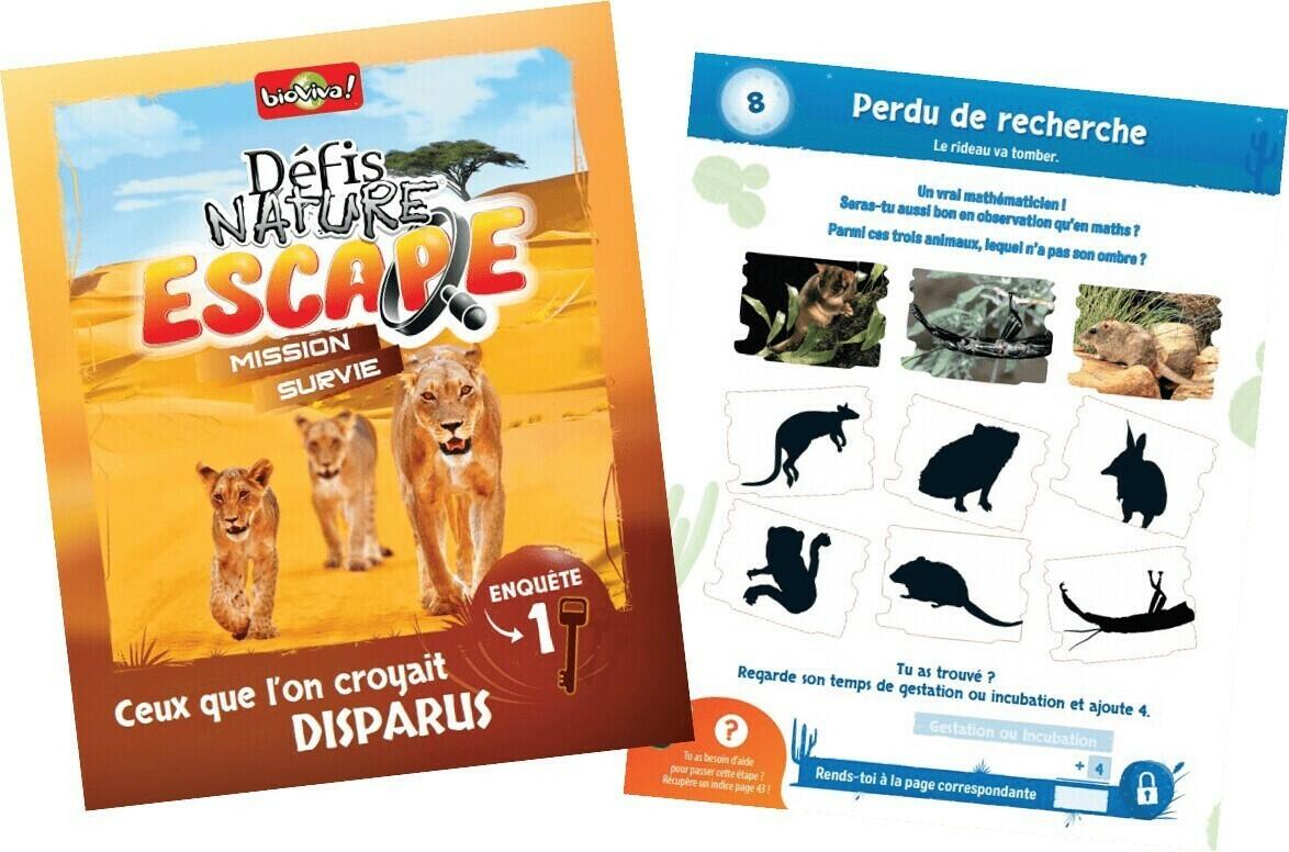 Défis Nature: Escape - Mission Survie Eclate