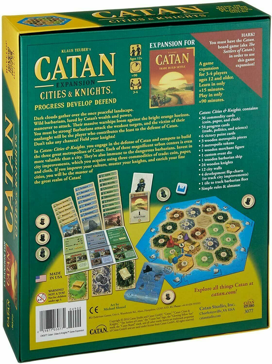 Catan: Cities & Knights Back 3d