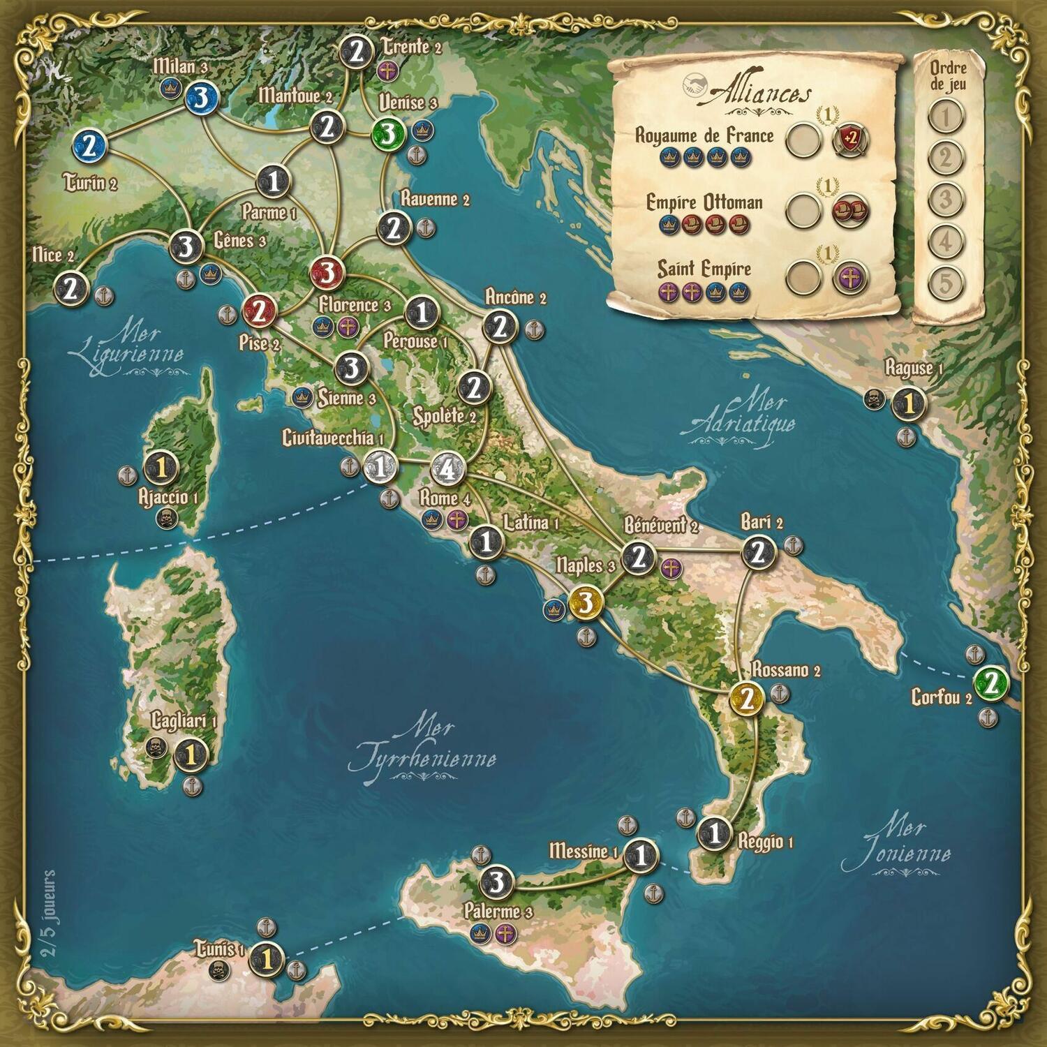 Virtù: L'Art de Gouverner Plateau