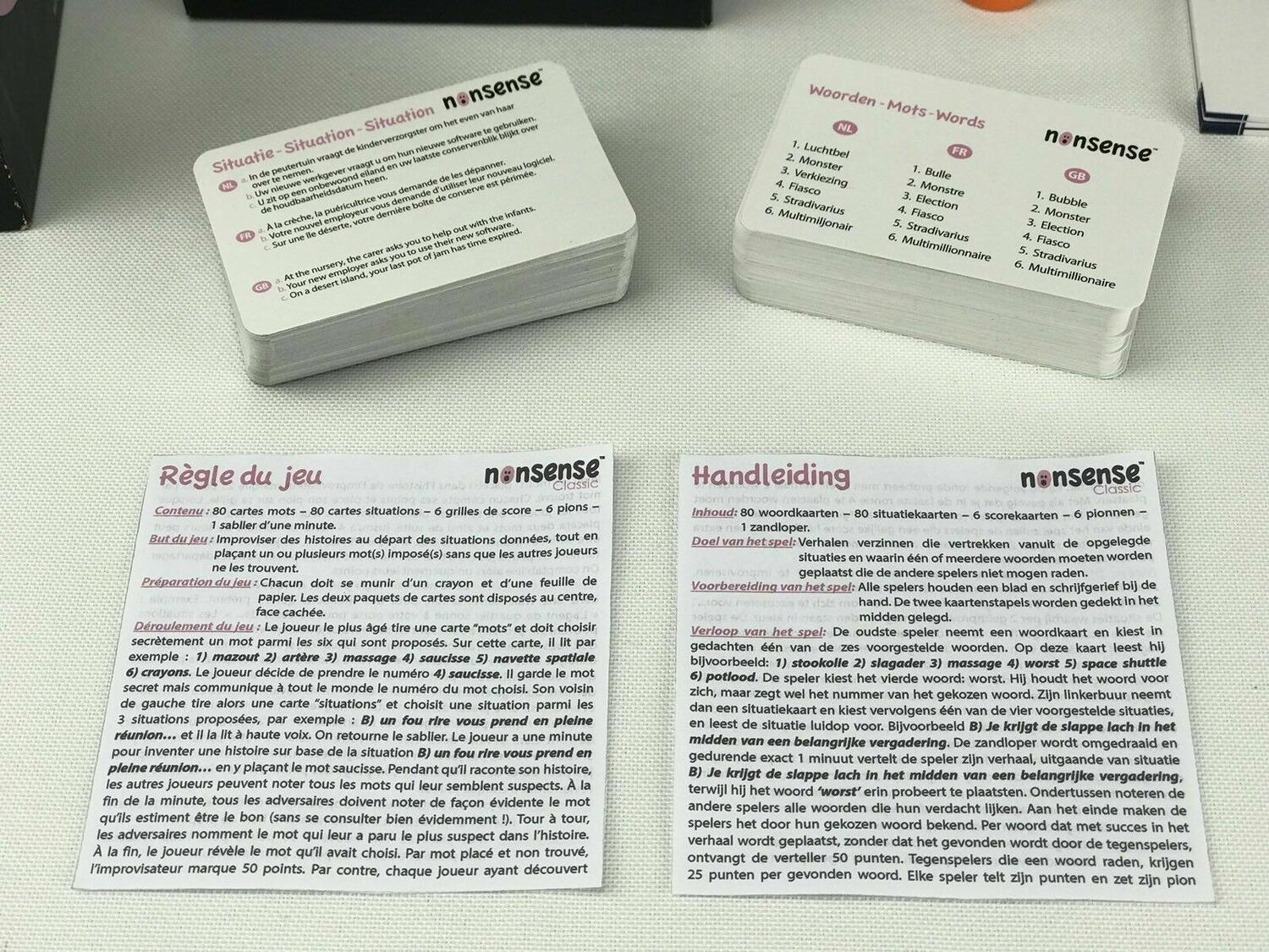 Nonsense 2010 Règles
