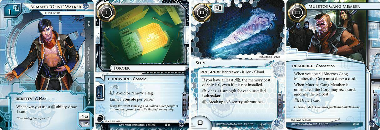 Android: Netrunner - Le Souterrain Cartes