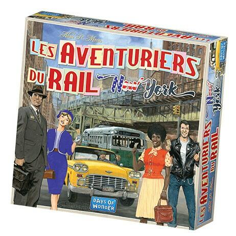 Les Aventuriers du Rail: New York Cover 3d