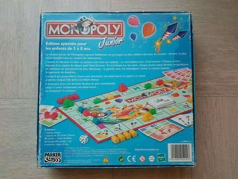 Monopoly: Junior - A la Fête Foraine Back 3d