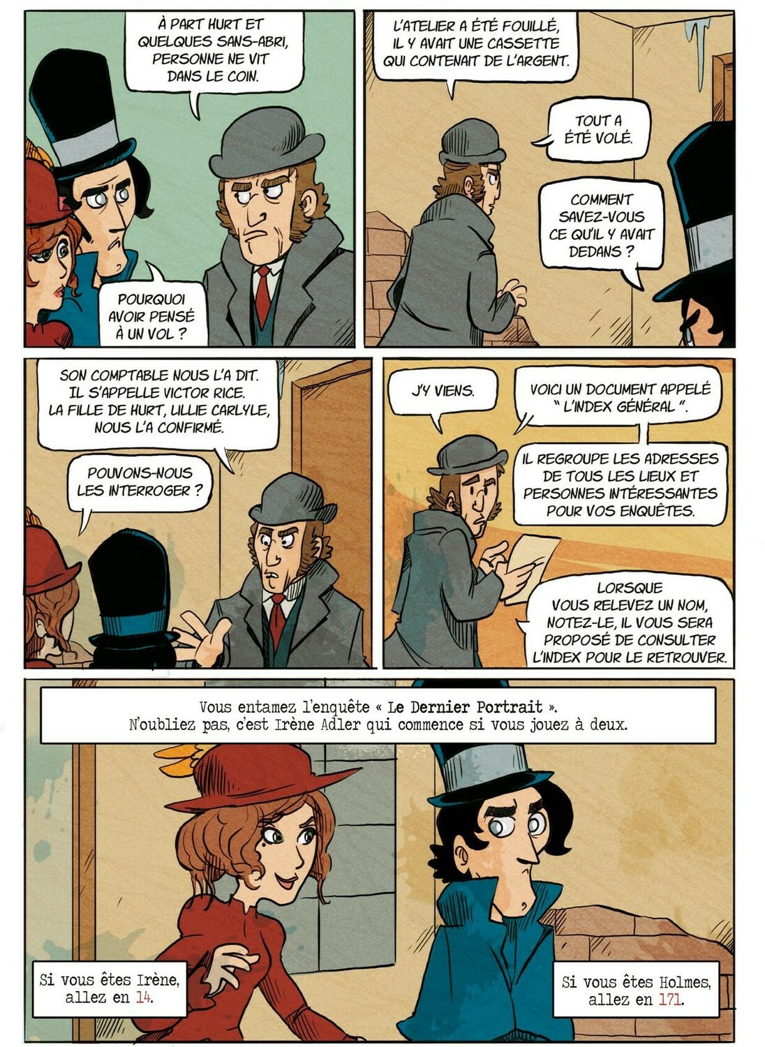 Sherlock Holmes: Livre 4 - Le Défi d'Irène Adler - La BD Dont Vous Êtes le Héros Page