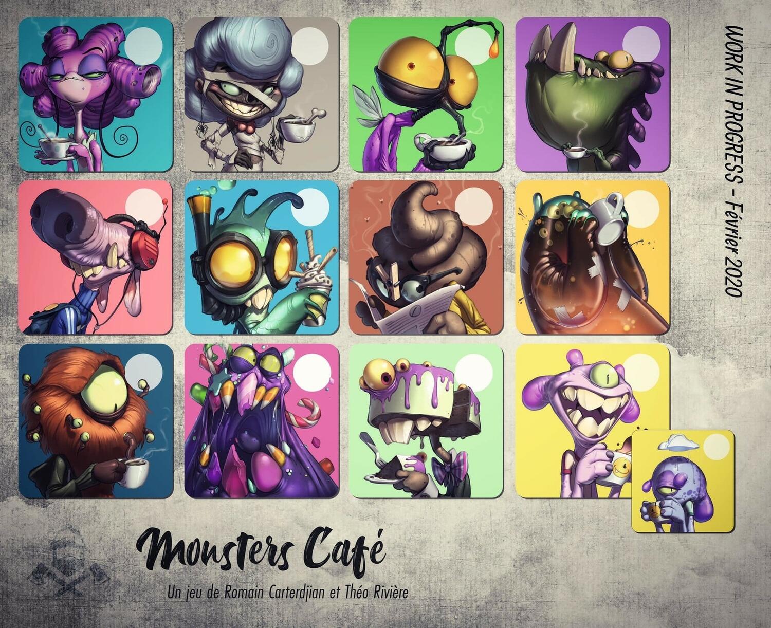 Monster Café Cartes