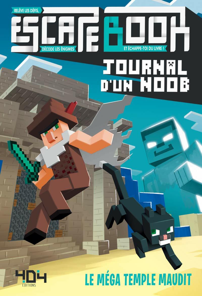 Escape Book: Journal d'Un Noob - Le Méga Temple Maudit Cover
