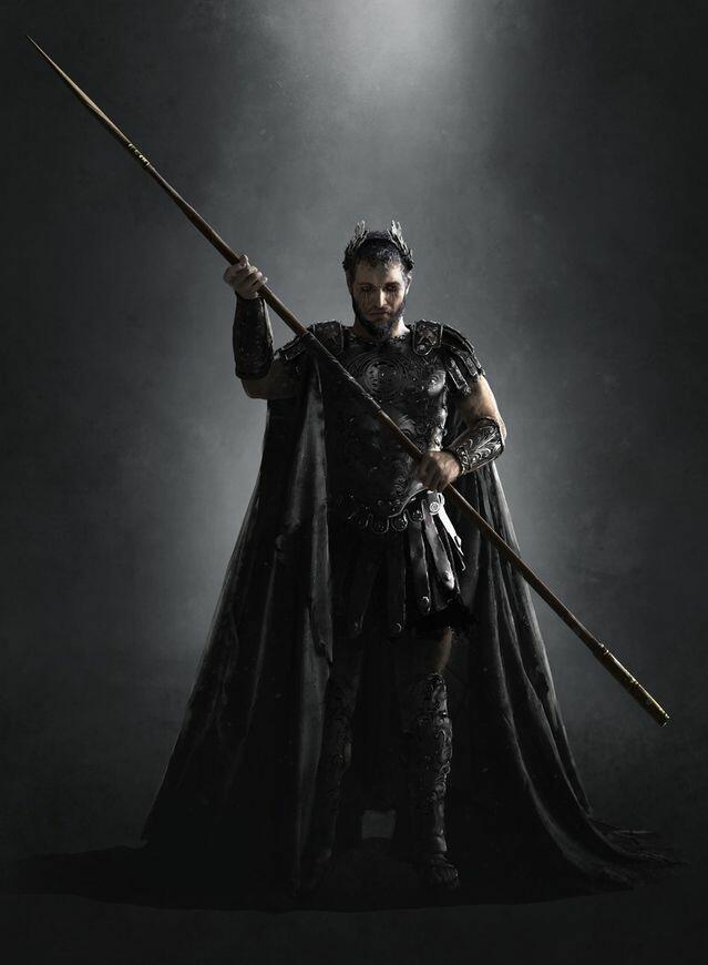 Mythic Battles: Pantheon - Oedipus Vs. the Sphinx Artwork