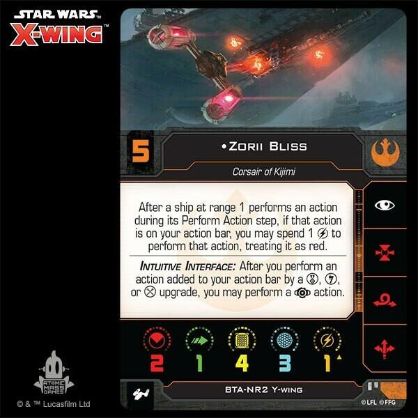 Star Wars: X-Wing - Y-Wing BTA-NR2 Carte