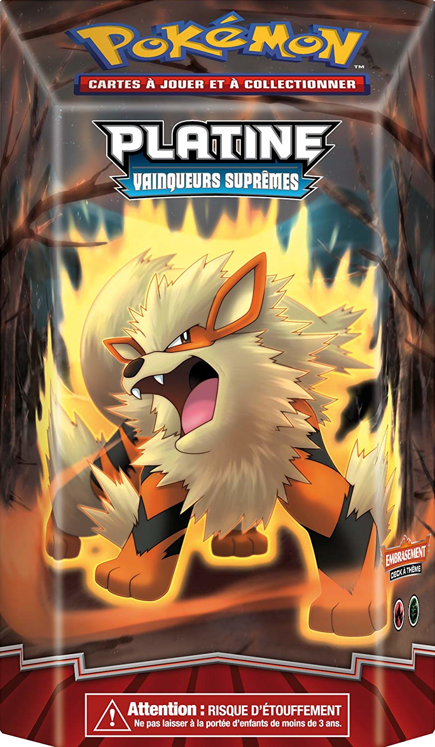 Pokémon: Platine - Vainqueurs Suprêmes - Embrasement Cover Transparent