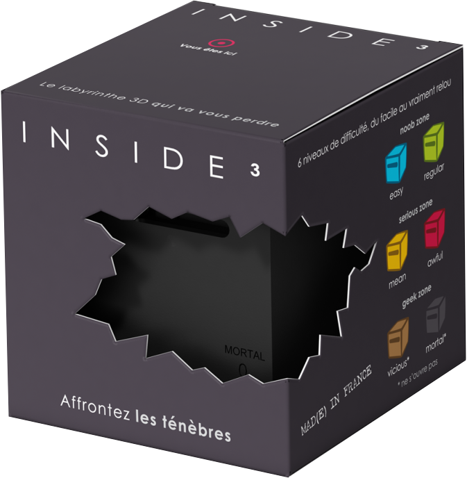 Inside³: Mortal (Noir) Cover Transparent