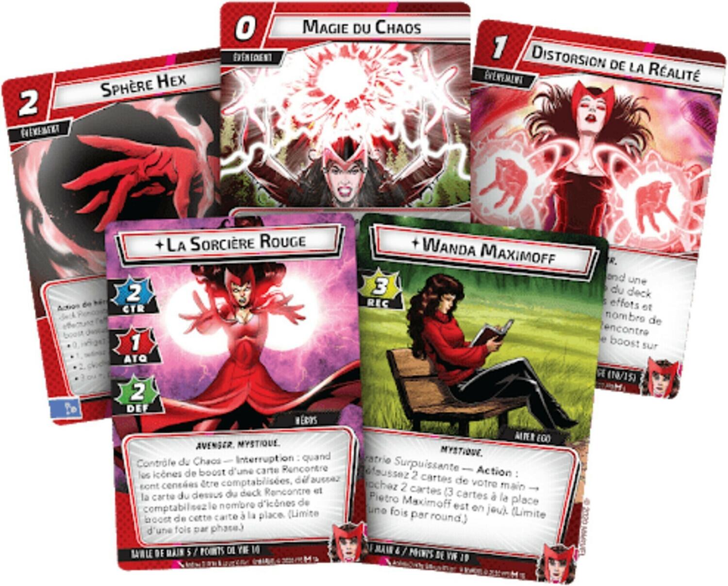 Marvel Champions: Le Jeu de Cartes - Scarlet Witch Cartes