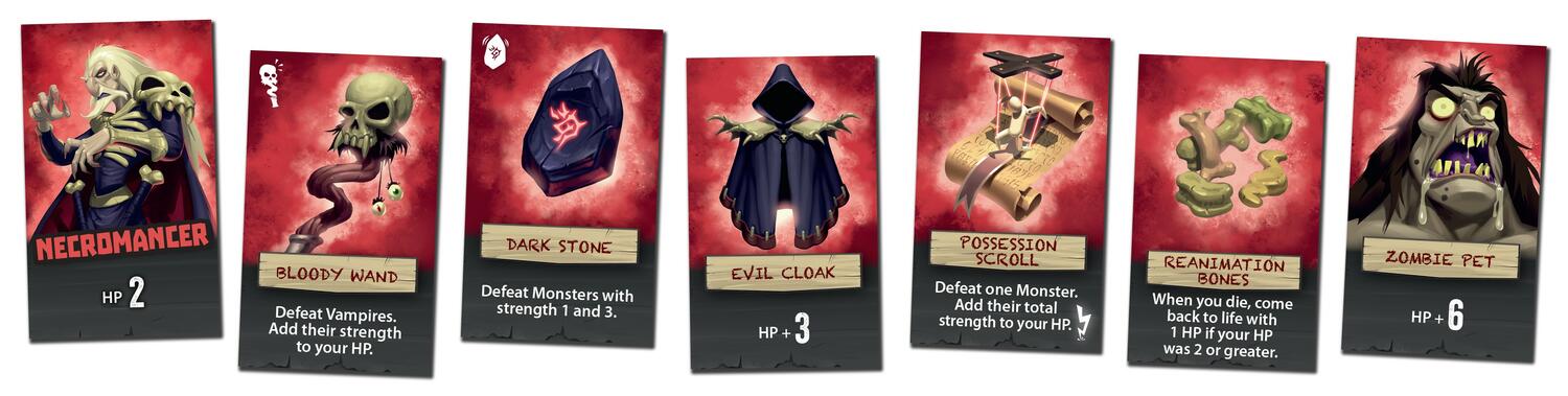 Welcome Back to the Dungeon Cartes Rouge