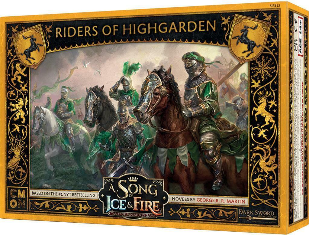 Le Trône de Fer: Le Jeu de Figurines - Cavaliers de Hautjardin Cover 3d