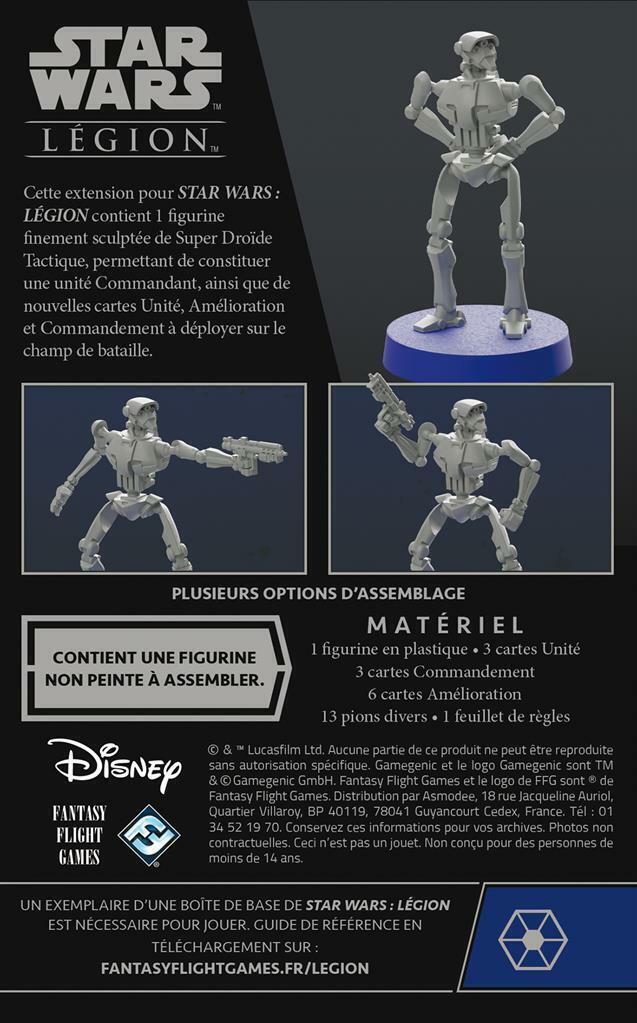 Star Wars: Légion - Super Droïde Tactique Back