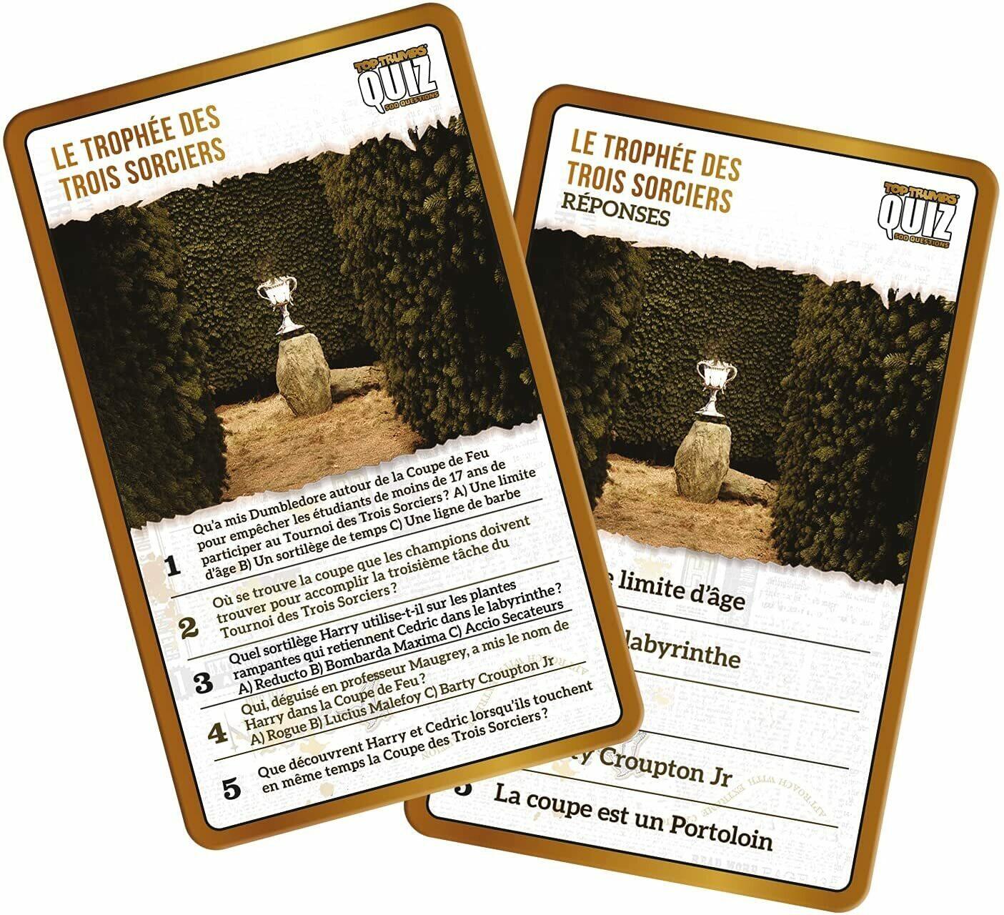 Top Trumps: Quiz - Harry Potter Cartes