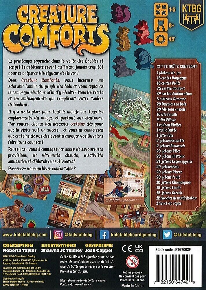 Creature Comforts Back