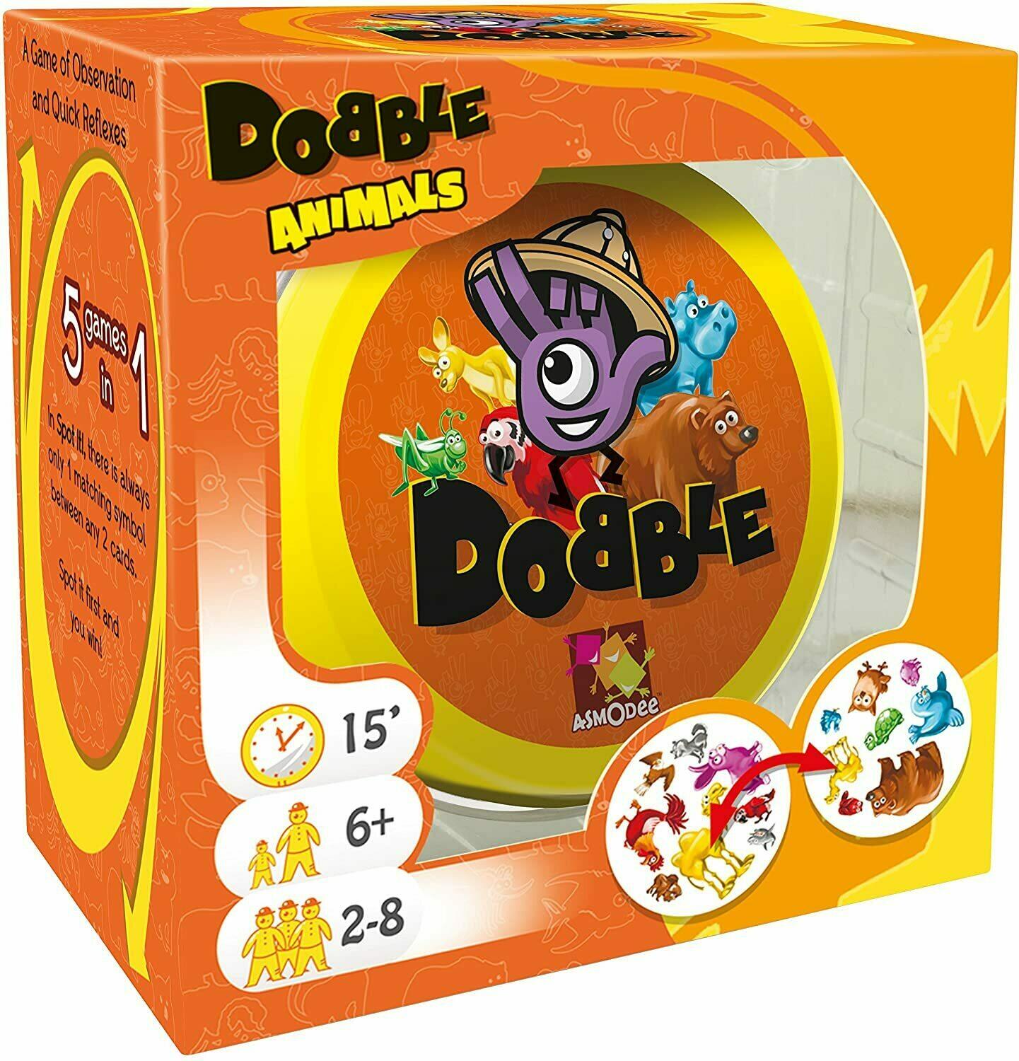 Dobble: Animals Cover 3d