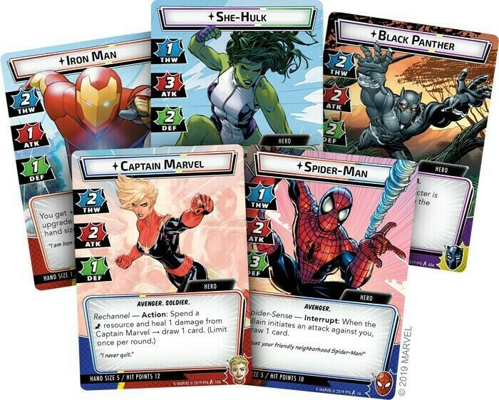 Marvel Champions: Le Jeu de Cartes Cartes