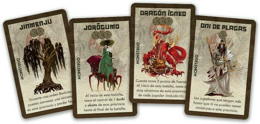 Rising Sun: Pack de Monstres Cartes