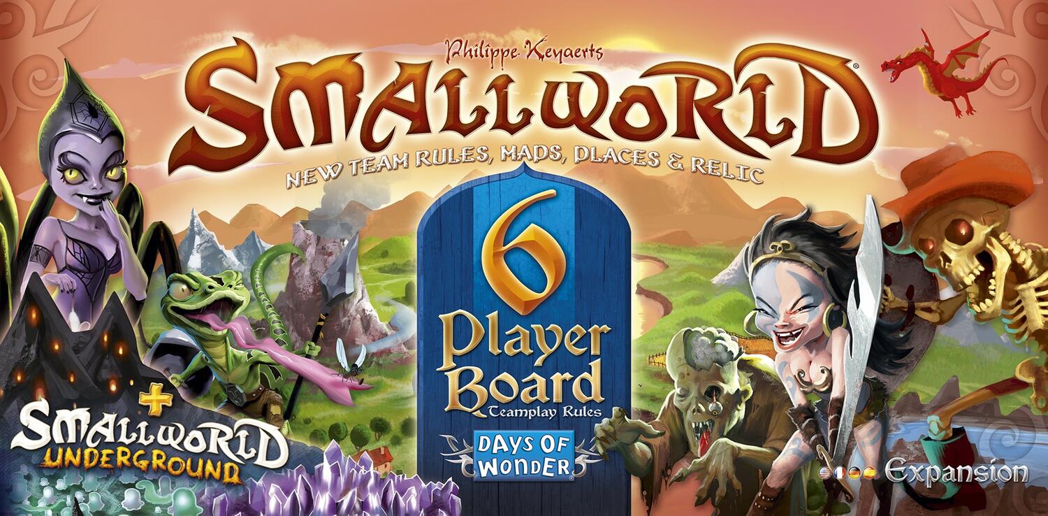 Small World: 6 Player Board Cover