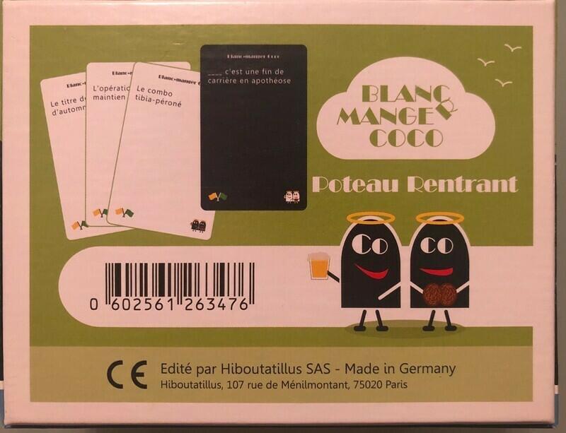 Blanc Manger Coco: Poteau Rentrant Back