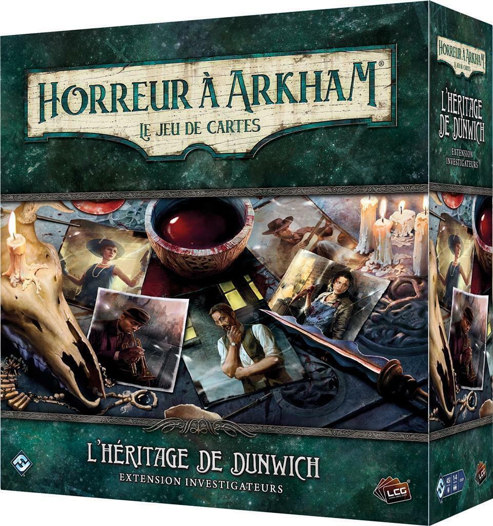 Horreur à Arkham: Le Jeu de Cartes - L'Héritage de Dunwich - Investigateurs Cover 3d