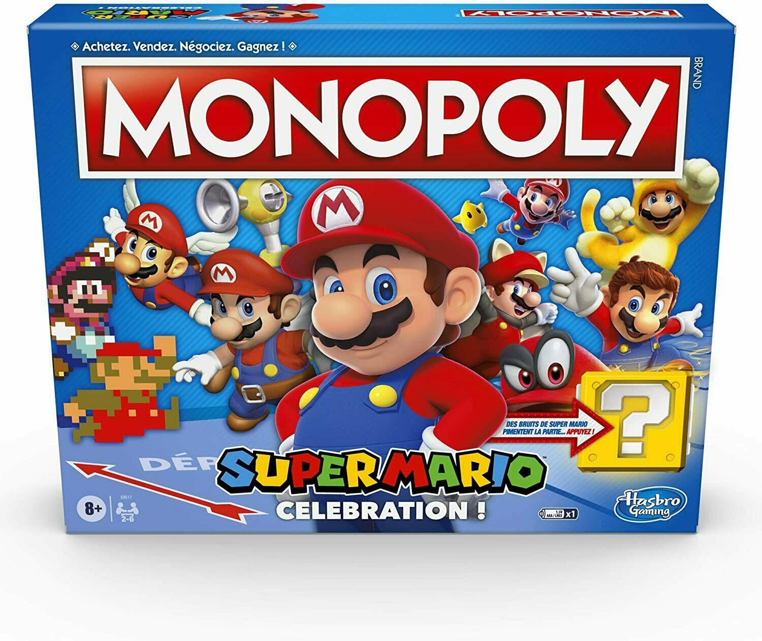 Monopoly: Super Mario - Célébration ! Cover 3d