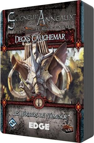 Le Seigneur des Anneaux: Le Jeu de Cartes - Deck Cauchemar - Les Héritiers de Númenor Cover 3d