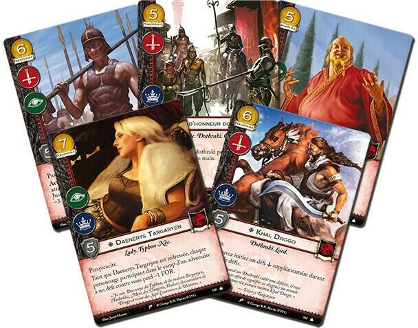 Le Trône de Fer: Le Jeu de Cartes - Maison Targaryen Cartes