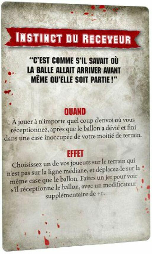 Blood Bowl: Le Jeu de Football Fantastique - Cartes Spéciales - Pack Panthéon Carte