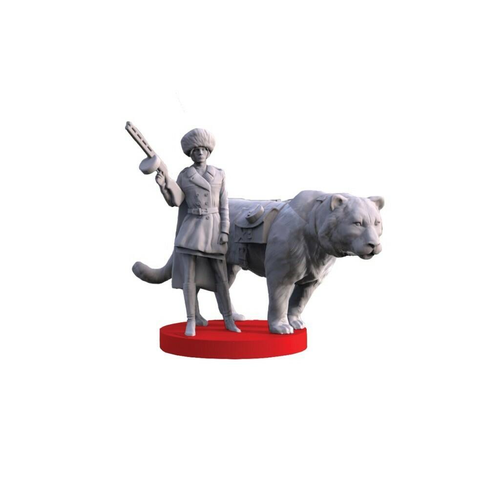 Scythe Figurine loup