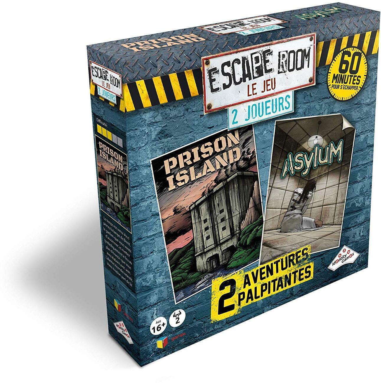 Escape Room: Le Jeu - 2 Joueurs - Prison Island/Asylum Cover 3d