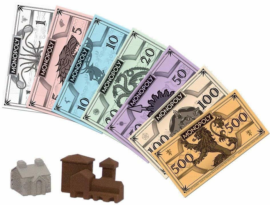 Monopoly: Game of Thrones Billets