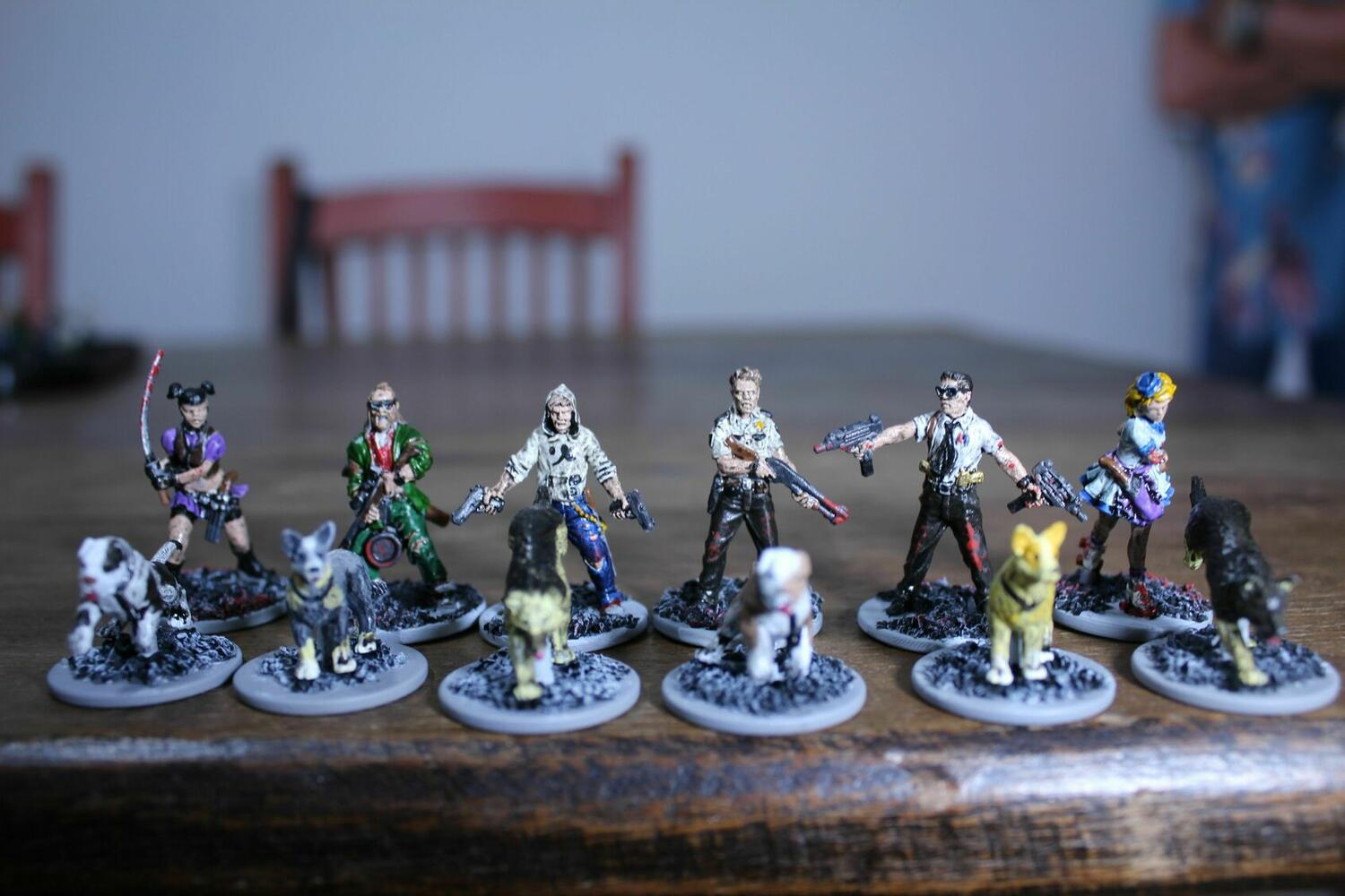 Zombicide: Box of Dogs Set #6 - Dog Companions Figurines