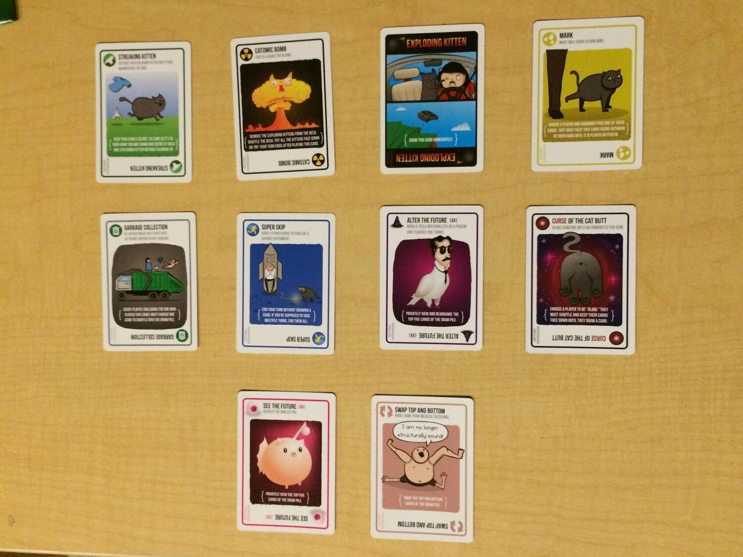 Exploding Kittens: Streaking Kittens Cartes