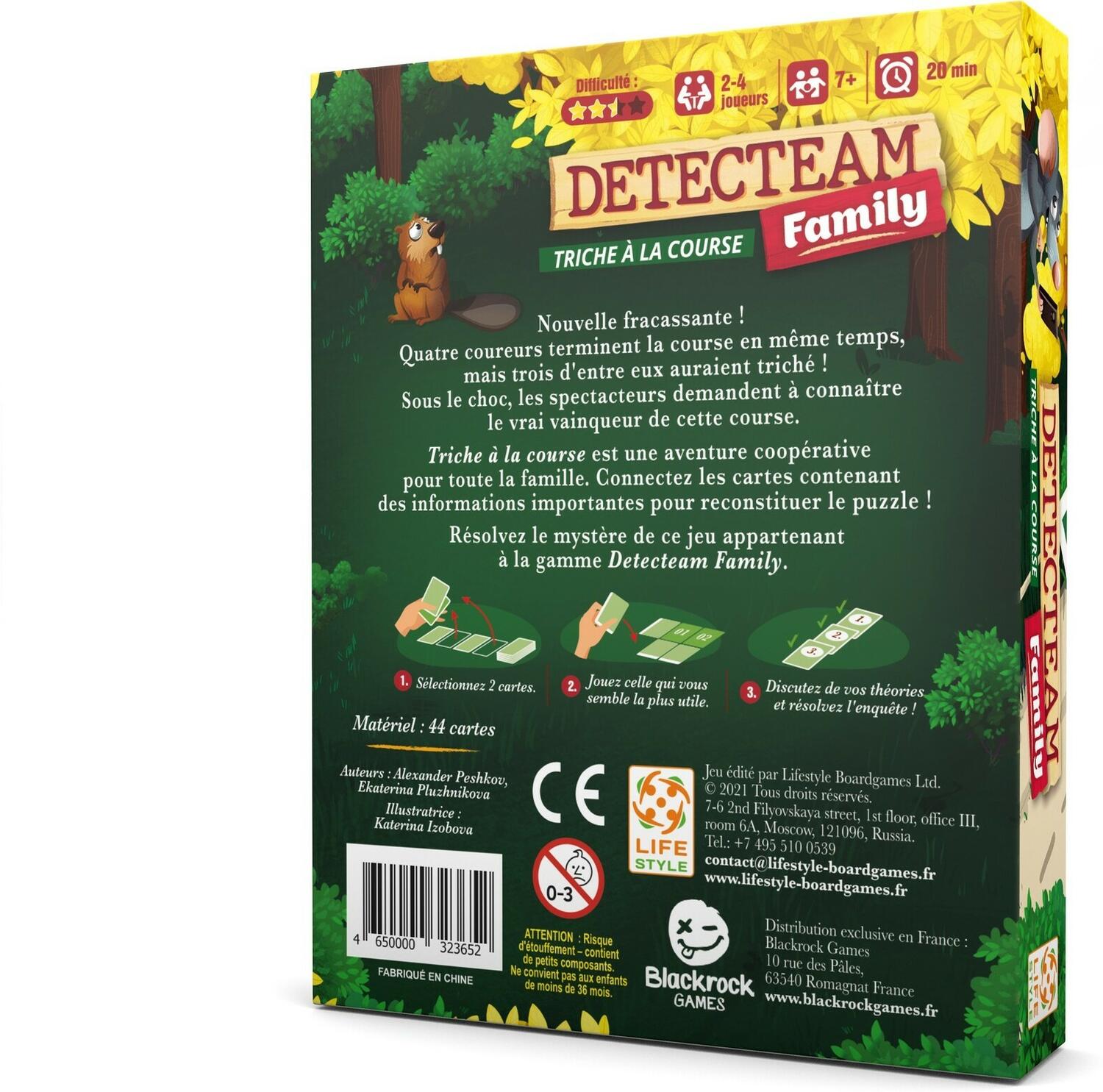 Detecteam: Family - Triche à la Course Back 3d