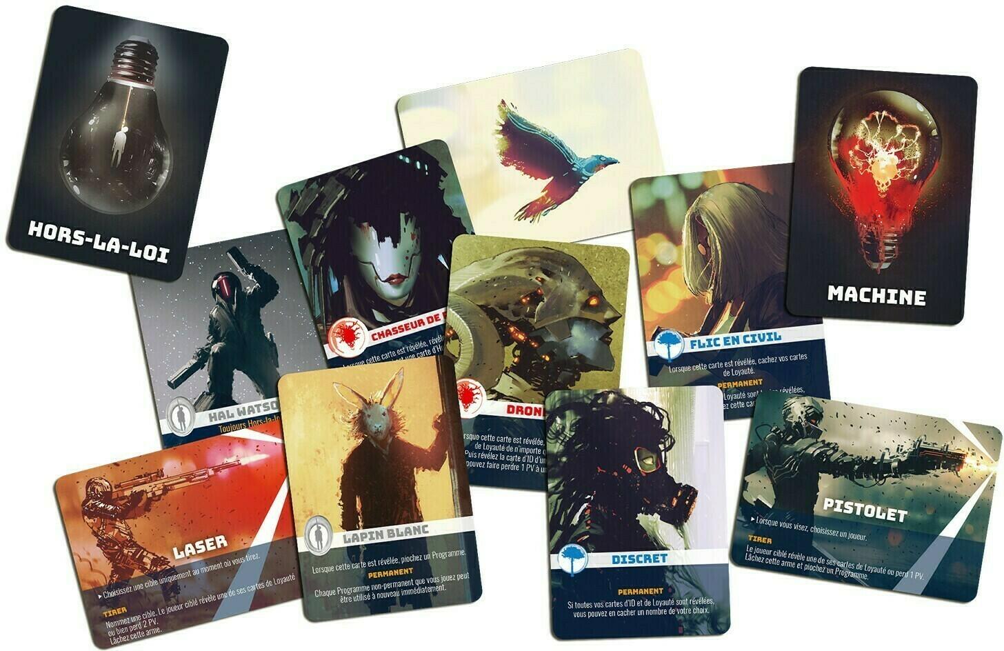 Human Punishment: Identités Cryptées 2.0 Cartes