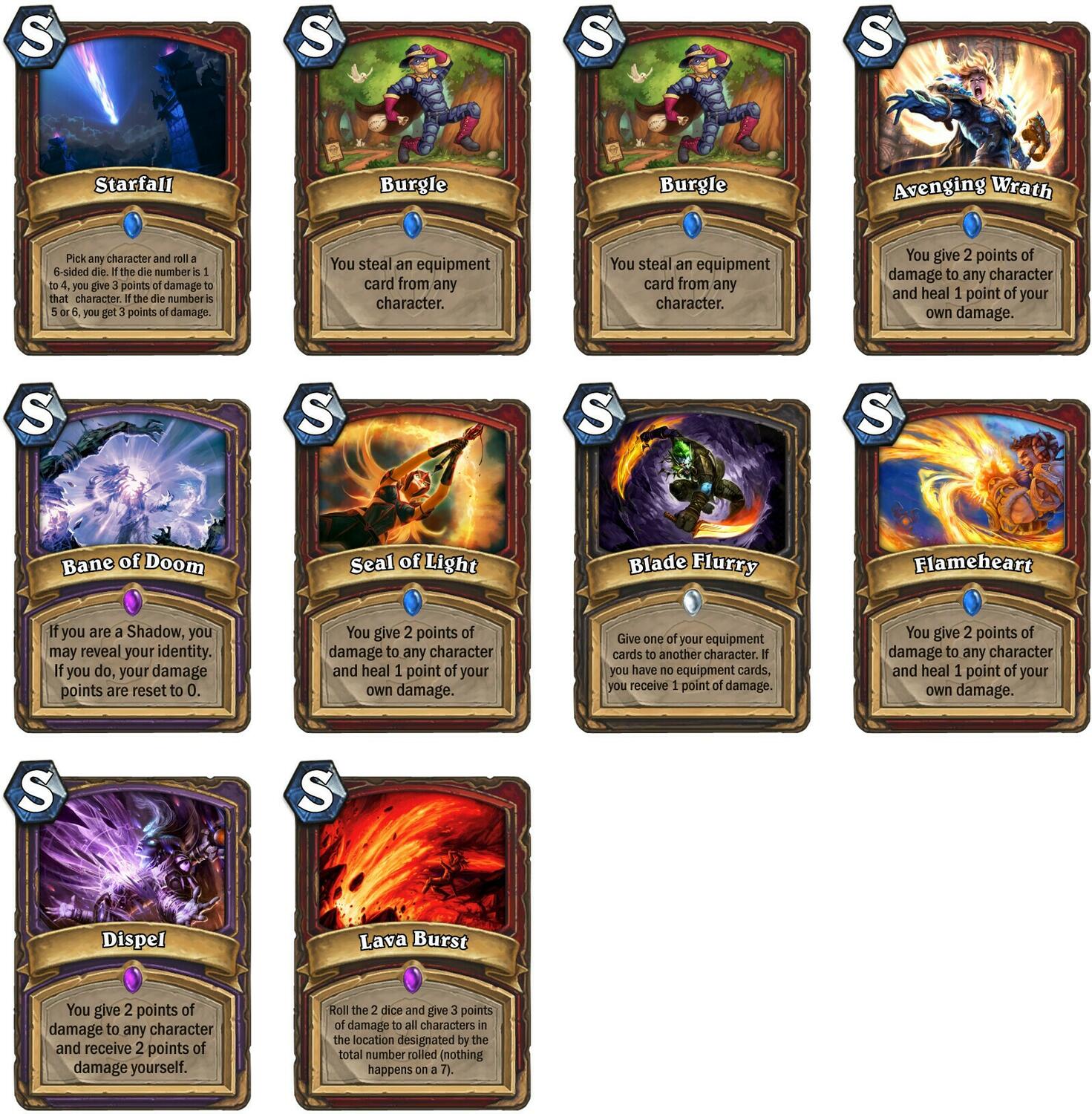 Shadow Hunters Cartes