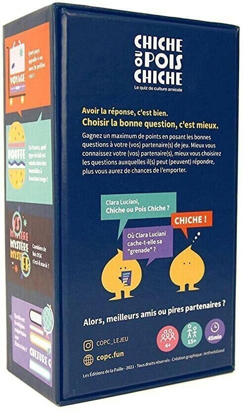 Chiche ou Pois Chiche Back 3d