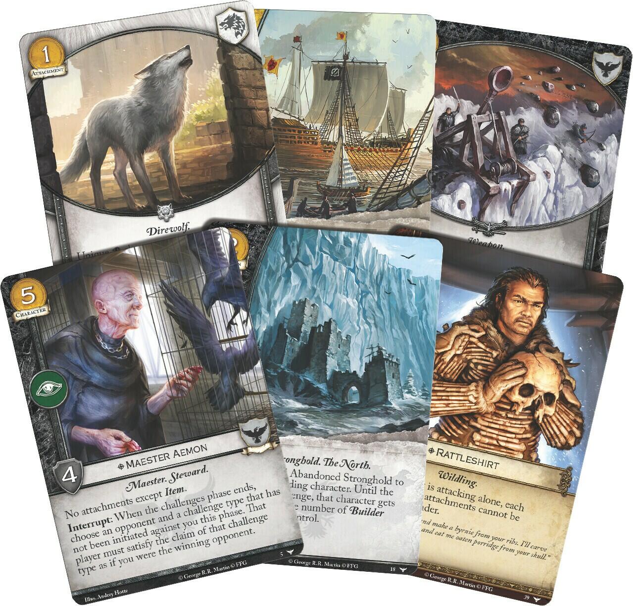 Le Trône de Fer: Le Jeu de Cartes - Les Veilleurs au Rempart Cartes