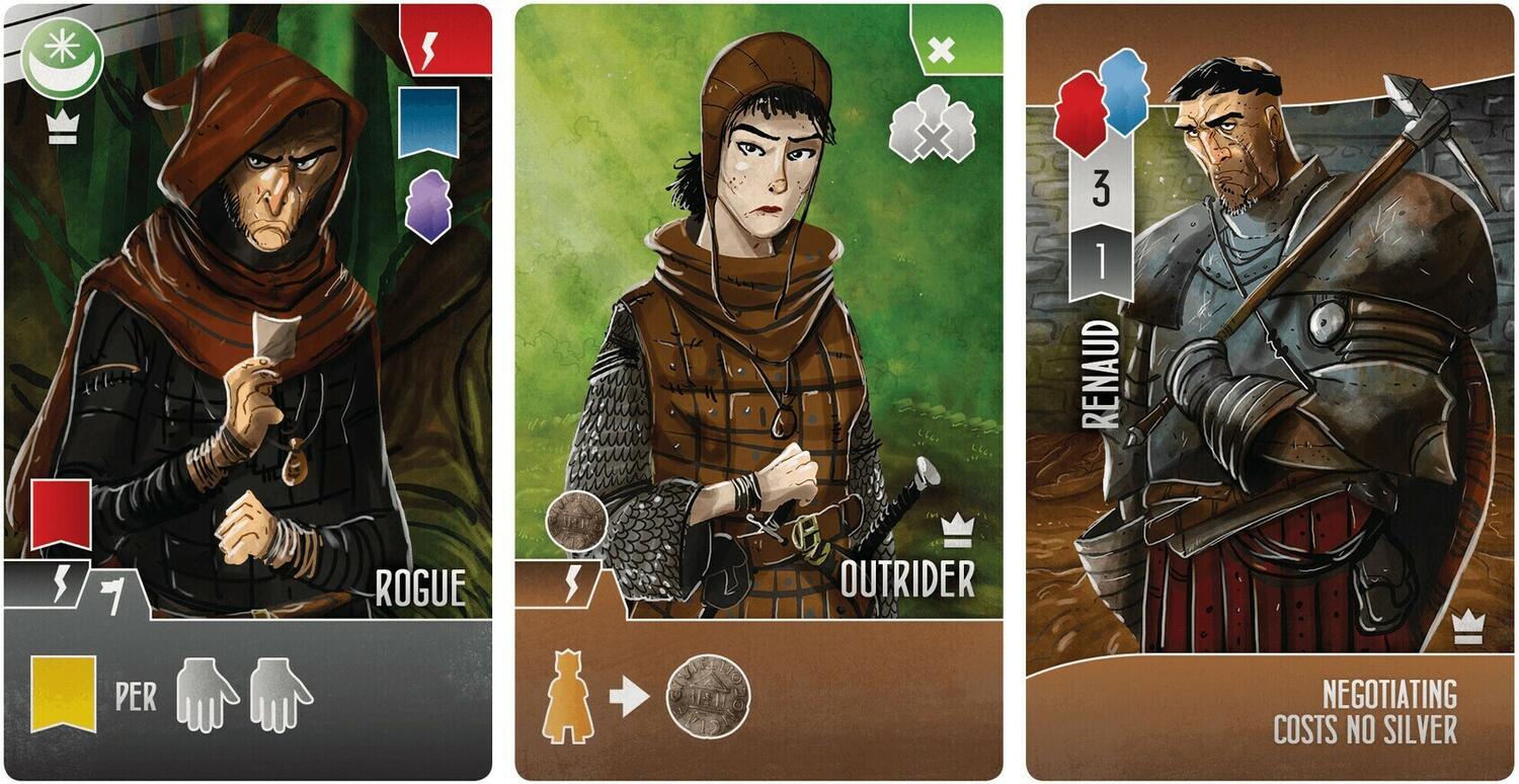 Paladins du Royaume de l'Ouest: Cité des Couronnes Cartes